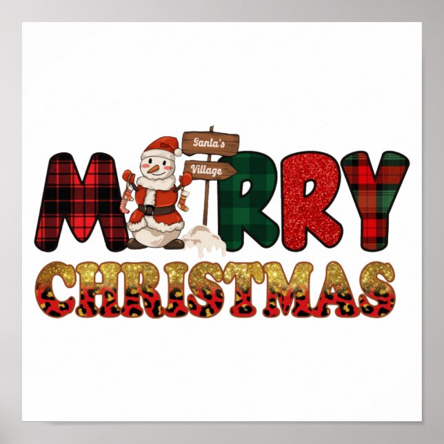 God jul God jul Poster (Framsidan)