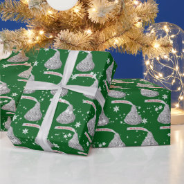 God jul godis och Snöflingor Presentpapper