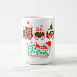 God Jul Godis Tåg Kaffemugg