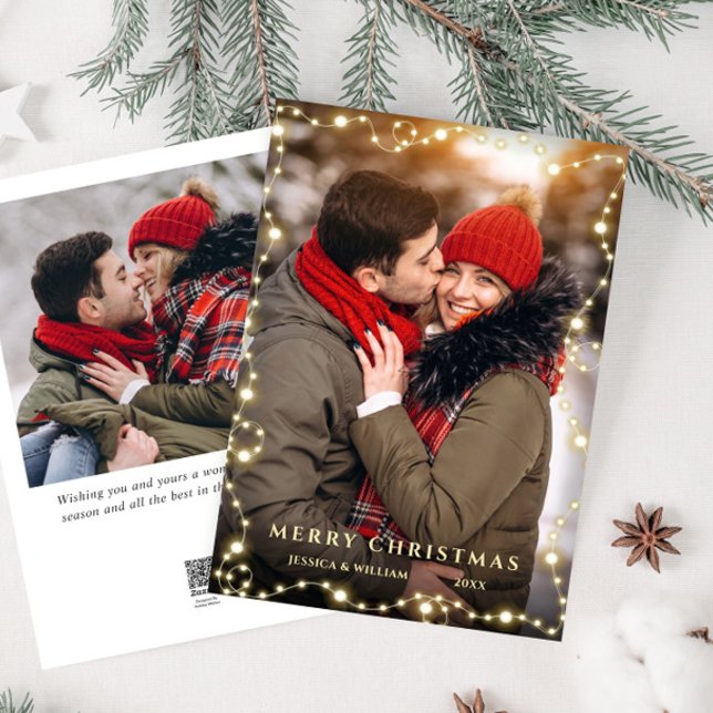 God jul Golden Gnistra 2 PHOTO Hälsning Julkort (Skapare uppladdad)
