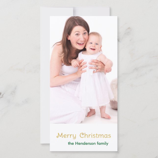 God jul Golden Gnistra Julkort (Framsida)