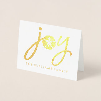 God Jul | Golden Joy Sand Dollar Folierat Kort