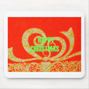 God jul Golden Red Snö flex Musmatta