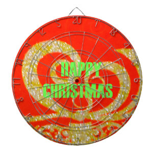 God jul Golden Red Snowflex.jpg Darttavla