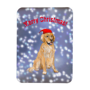 God jul golden Reparant Magnet