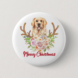 God jul Golden Retriever Hund Pet Knapp