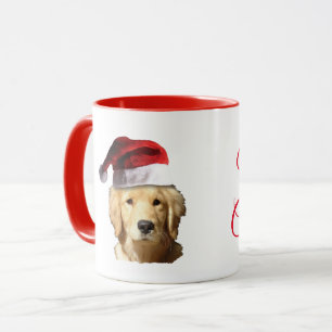 God jul Golden Retriever Mugg