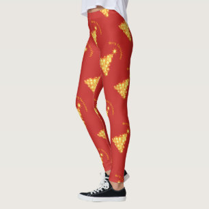 God jul Golden Träd Thunder_Cove Leggings