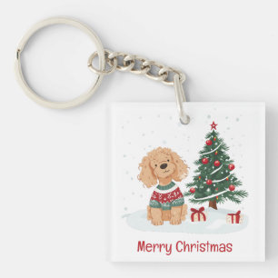 God jul Goldendoodle Hund
