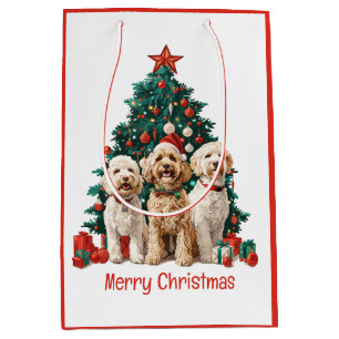 God jul Goldendoodle Hundar