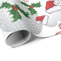 God jul Golf Boll Santa