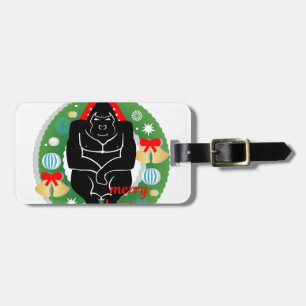 god jul gorilla bagagebricka