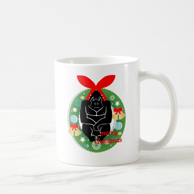 god jul gorilla kaffemugg (Höger)