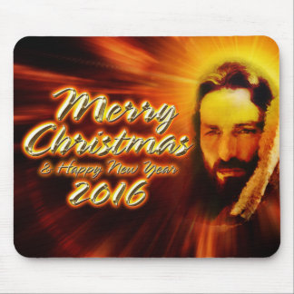 God jul Gott nytt år 2016 Jesus Mousepad Musmatta