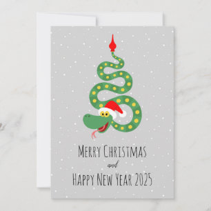 God jul Gott nytt år 2025 Julkort
