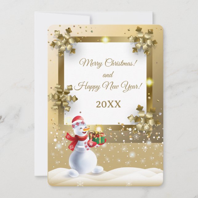 God Jul & Gott Nytt År! 2026 JUL Julkort (Framsida)