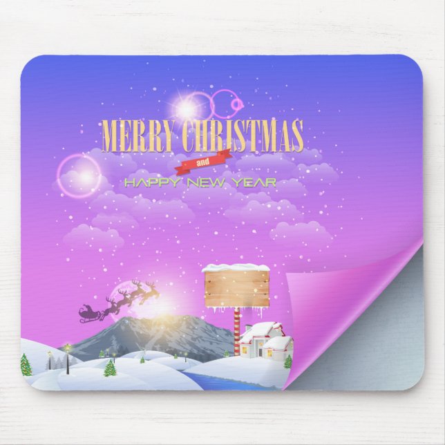 God jul Gott nytt år 66 Mousepad Musmatta (Framsidan)