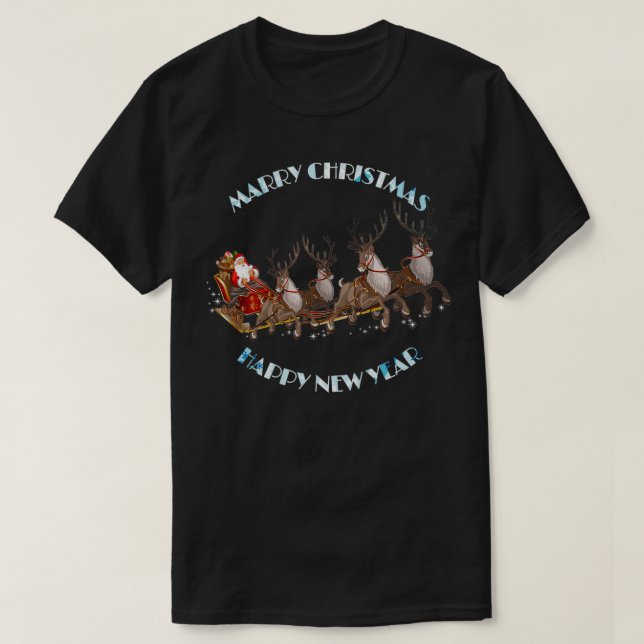 GOD JUL GOTT NYTT ÅR 9 T SHIRT (Design framsida)