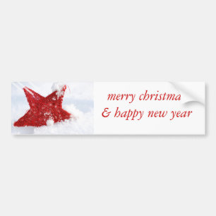 GOD JUL & GOTT NYTT ÅR BILDEKAL