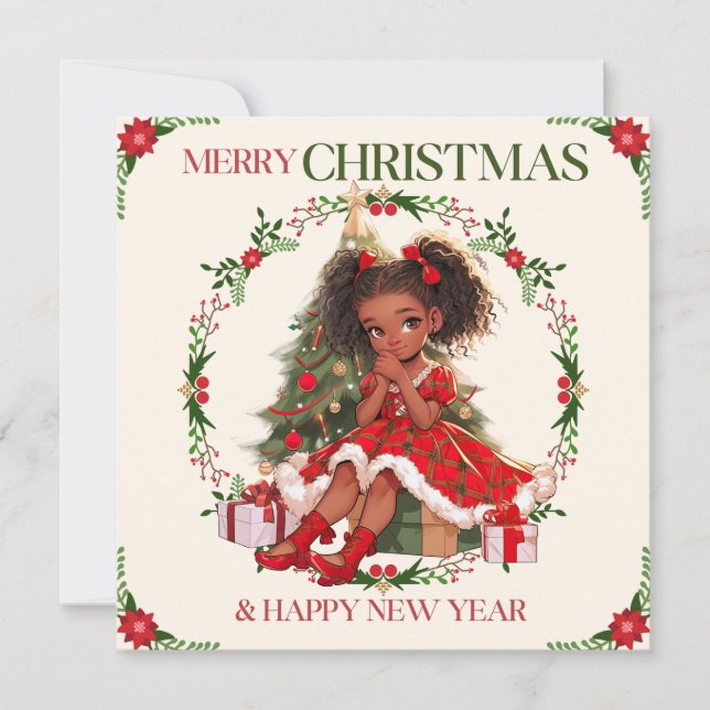 God jul & Gott nytt år Black Girl Magic (Framsida)