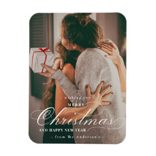 god jul Gott nytt år Classic Anpassningsbar Magn Magnet