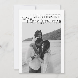 God Jul Gott Nytt År Familj 4 Bilder Julkort