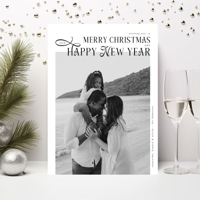 God Jul Gott Nytt År Familj 4 Bilder Julkort (Skapare uppladdad)