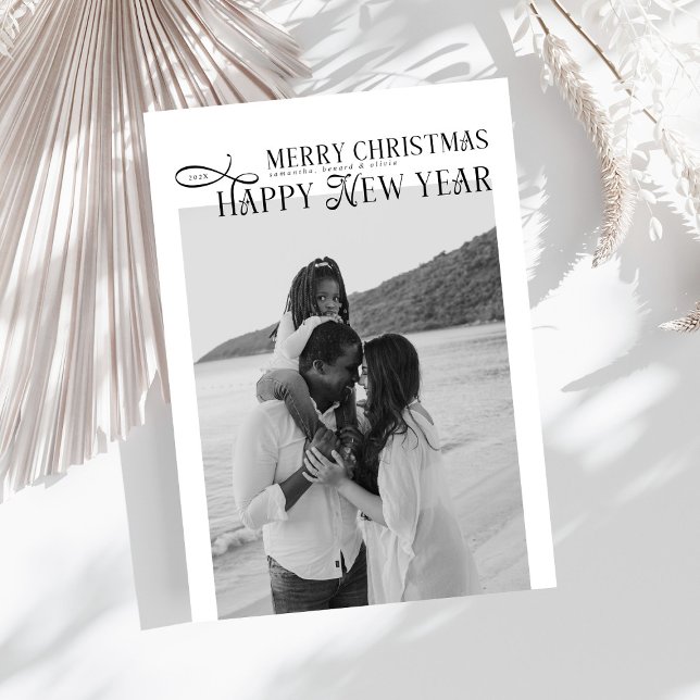 God Jul Gott Nytt År Familj 4 Bilder Julkort (Skapare uppladdad)