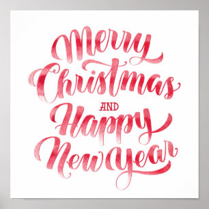 God jul & gott nytt år för jul   poster