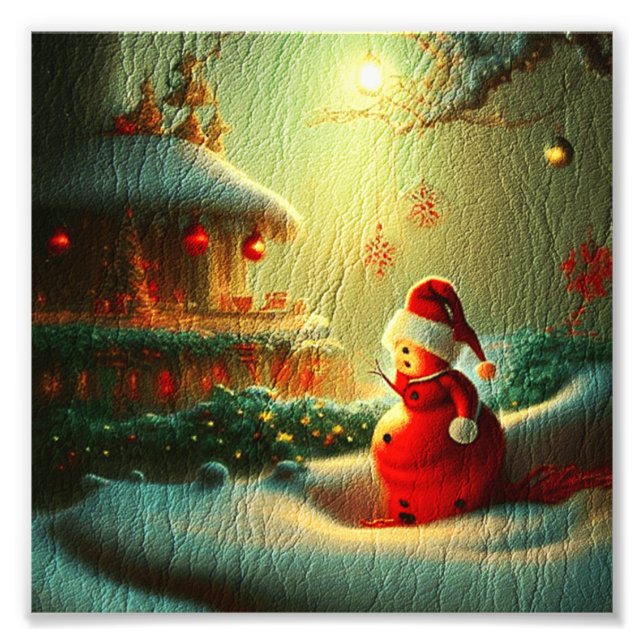 God jul, Gott nytt år! Fototryck (Framsidan)