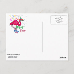 god jul & Gott nytt år från Florida Vykort