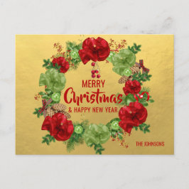 God jul Gott nytt år, Guld Helg Vykort