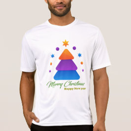 God Jul Gott Nytt År Herr Sport-Tek Com T Shirt