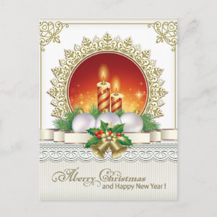 God Jul Gott Nytt År Juldekoration Vykort