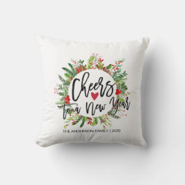 God jul Gott nytt år Julfest Photo Kudde