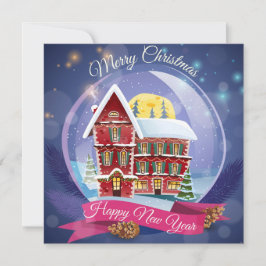 God jul/Gott nytt år Julkort