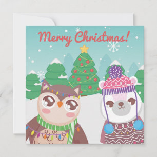 God jul/Gott nytt år Julkort