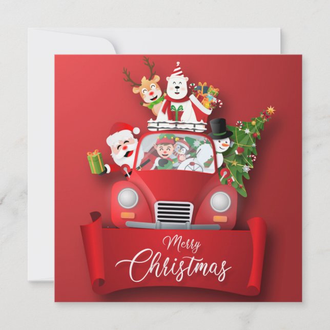 God jul/Gott nytt år Julkort (Framsida)