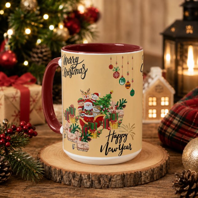God jul & Gott nytt år Julmugg Mugg (Skapare uppladdad)