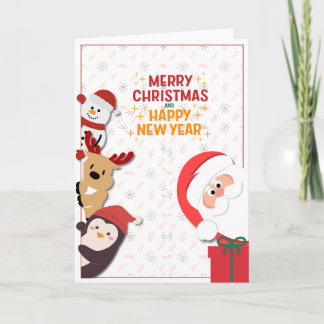 God jul & Gott nytt år-kort med gåvor Kort