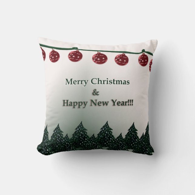 God jul, Gott nytt år Kudde (Framsida)
