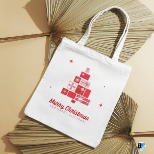 God Jul - Gott Nytt År Lyxdesign Jumbo Tygkasse