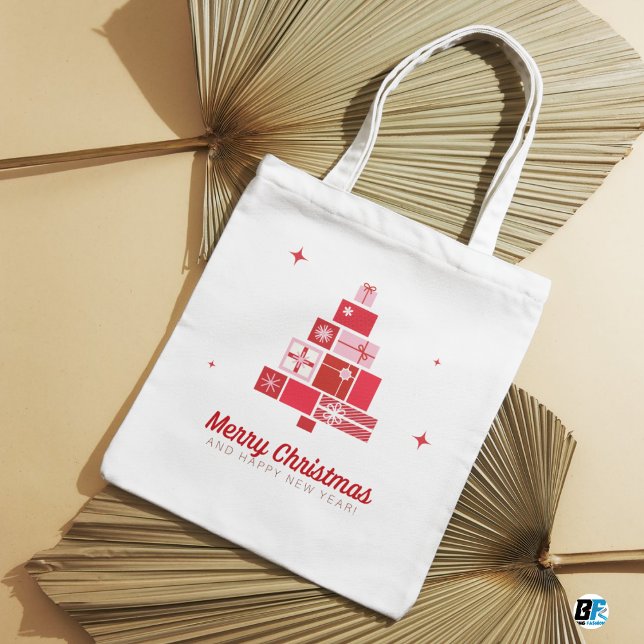 God Jul - Gott Nytt År Lyxdesign Jumbo Tygkasse (Skapare uppladdad)