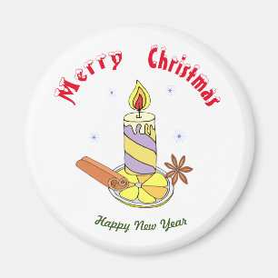 God jul Gott nytt år Magnet