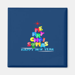 God jul Gott nytt år Magnet