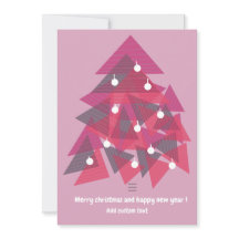 God jul gott nytt år moderna rosa