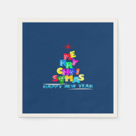 God jul Gott nytt år Pappersservett