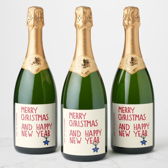 God Jul Gott Nytt År Personligt (Flaskor)