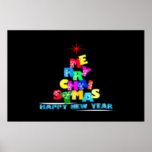 God jul Gott nytt år Poster