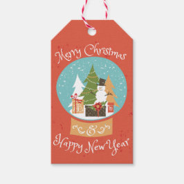 God jul Gott nytt år Presentetikett